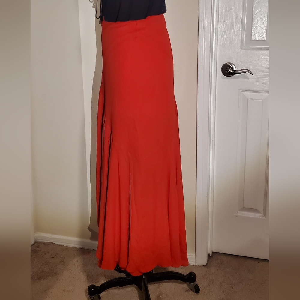 NA-KD asymmetric block skirt red - Picture 5 of 7